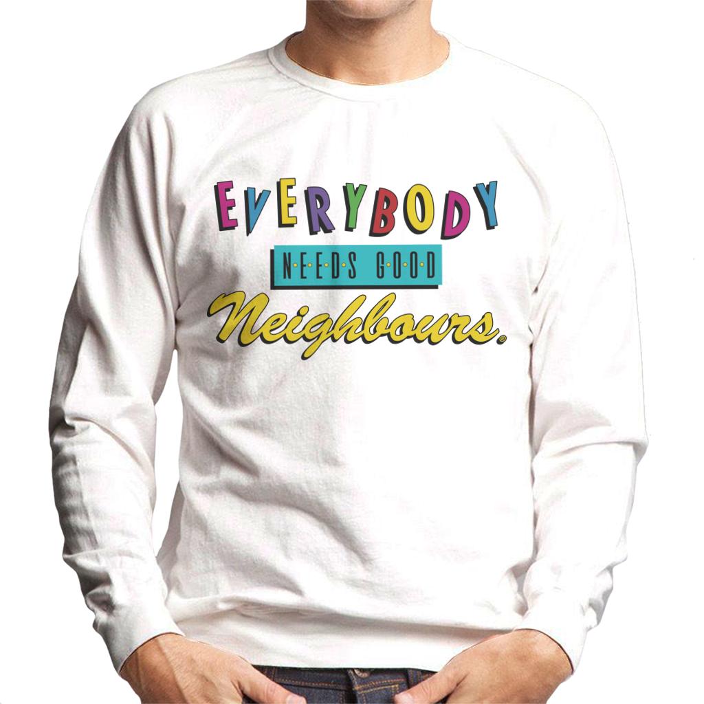 Neighbours Everybody Needs Good Theme Song Men's Sweatshirt product image 4