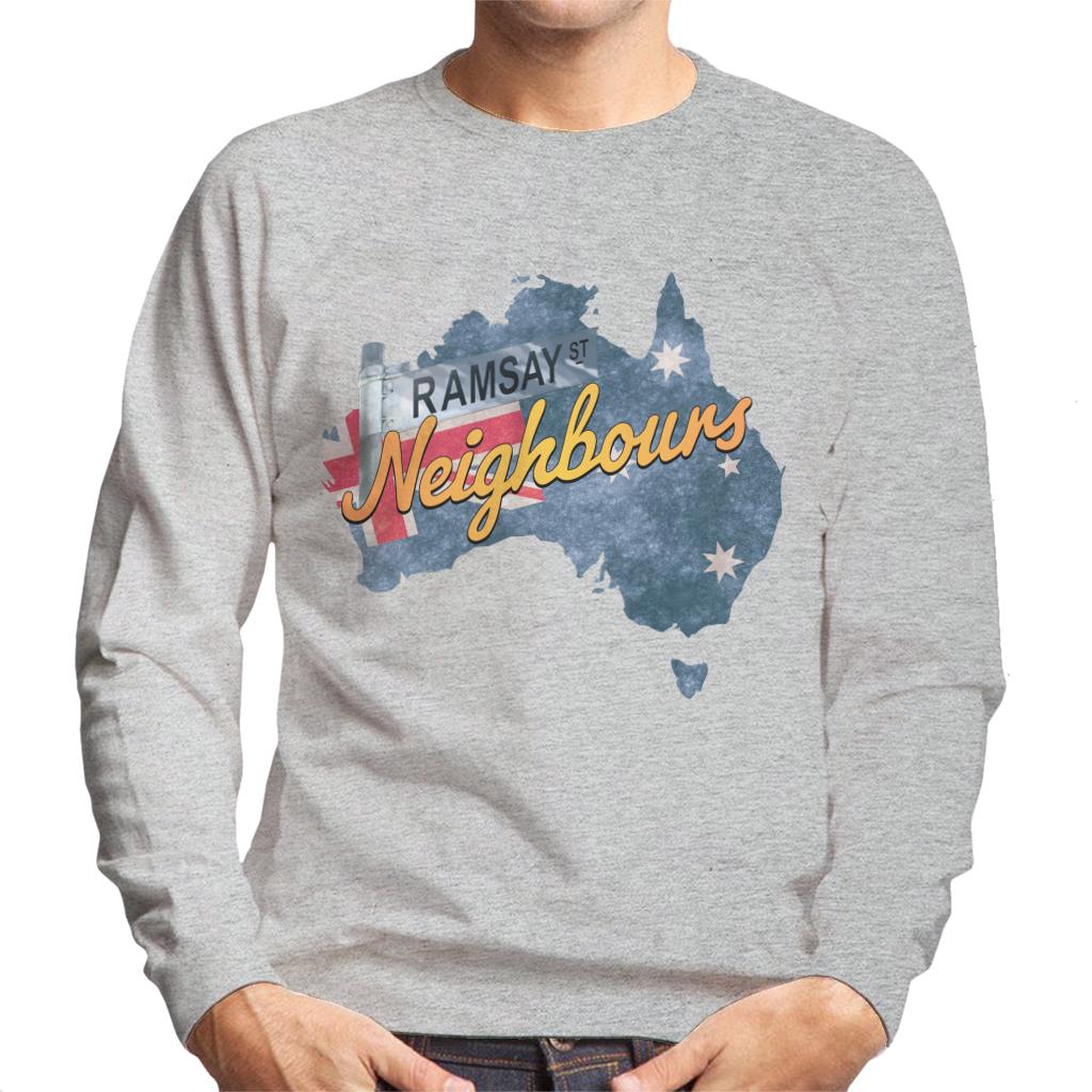Neighbours Ramsay St Australian Flag Men's Sweatshirt product image 1