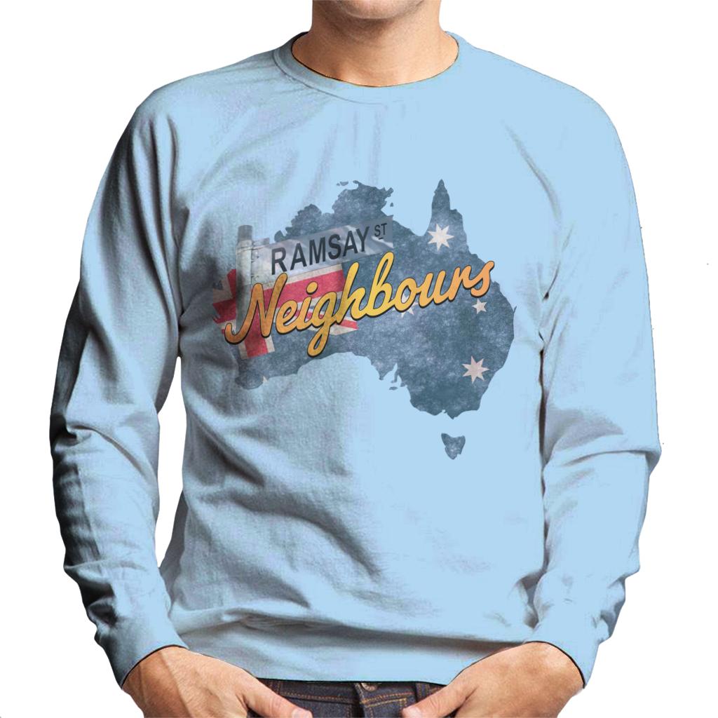 Neighbours Ramsay St Australian Flag Men's Sweatshirt product image 6