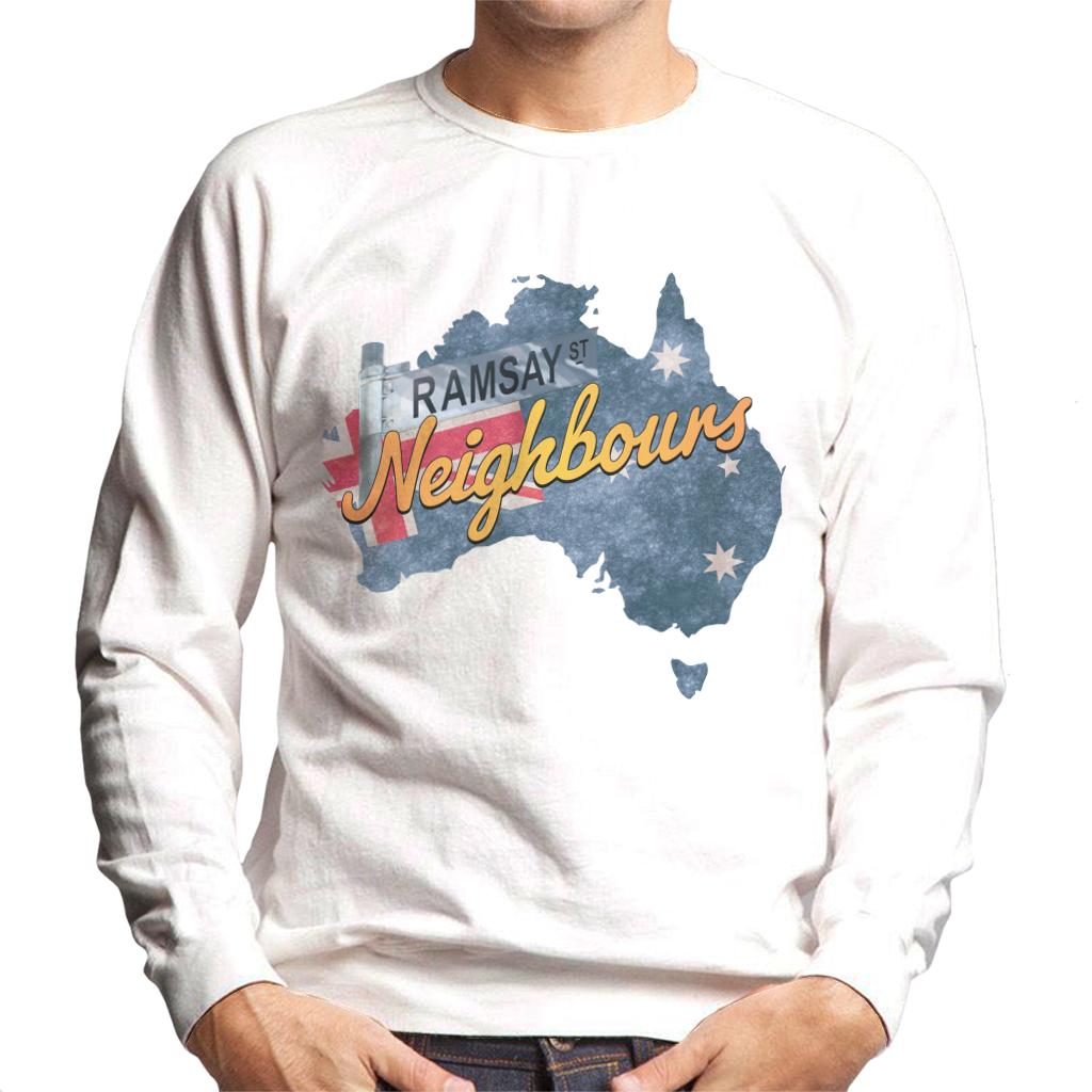 Neighbours Ramsay St Australian Flag Men's Sweatshirt product image 4
