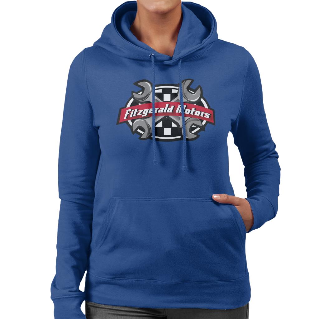 Neighbours Fitzgerald Motors Logo Women's Hooded Sweatshirt product image 4