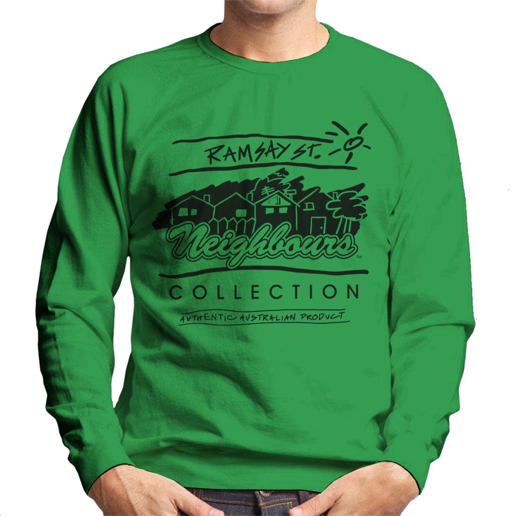 Neighbours Retro Illustration Men's Sweatshirt product image 4