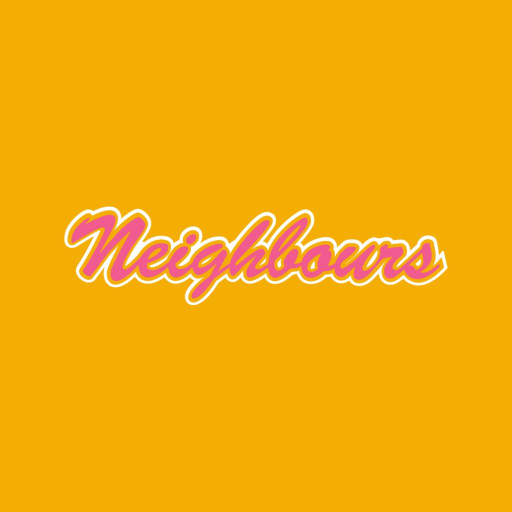 Neighbours Pink Retro Logo Men's T-Shirt product image 7