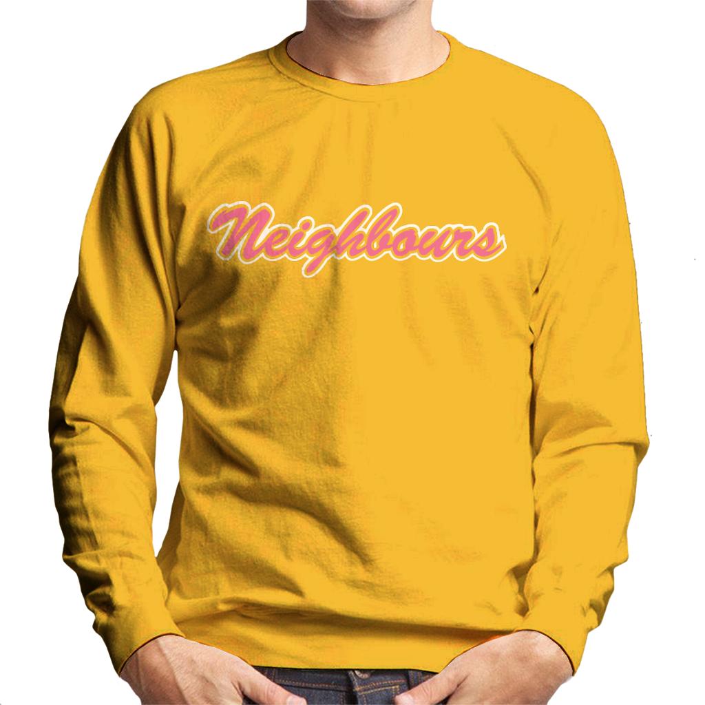 Neighbours Pink Retro Logo Men's Sweatshirt product image 6