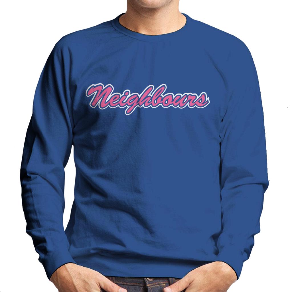 Neighbours Pink Retro Logo Men's Sweatshirt product image 4