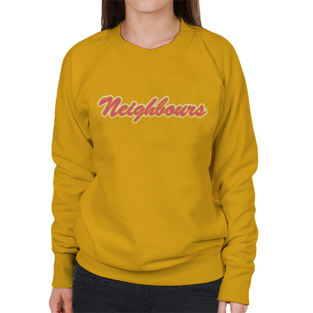 Neighbours Pink Retro Logo Women's Sweatshirt product image 6
