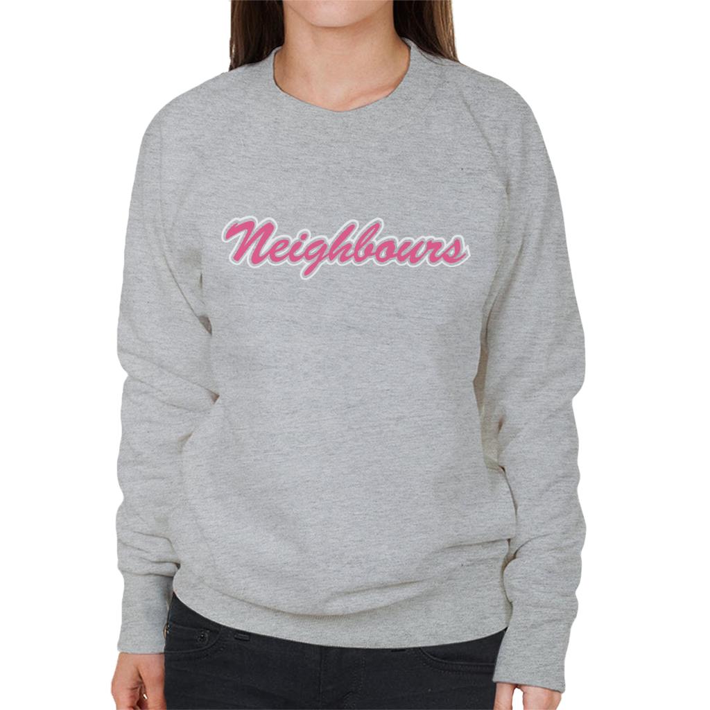 Neighbours Pink Retro Logo Women's Sweatshirt product image 1