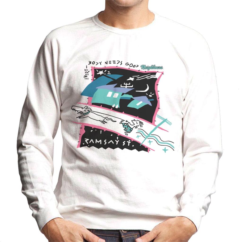 Neighbours Retro Montage Men's Sweatshirt product image 4