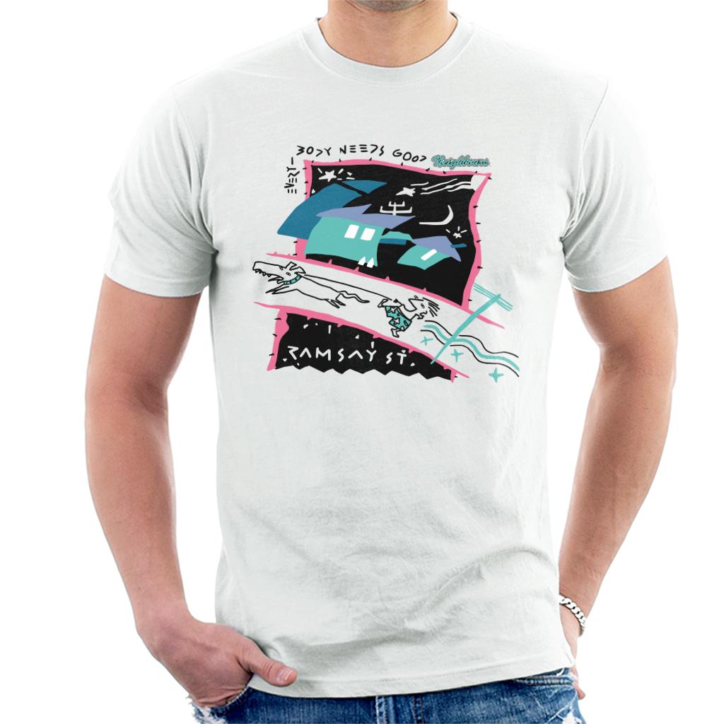 Neighbours Retro Montage Men's T-Shirt product image 4