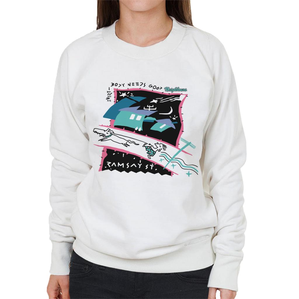 Neighbours Retro Montage Women's Sweatshirt product image 4