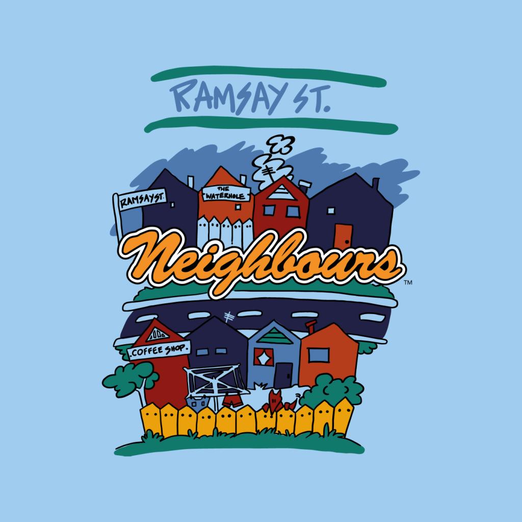 Neighbours Ramsay St Houses Men's T-Shirt product image 7