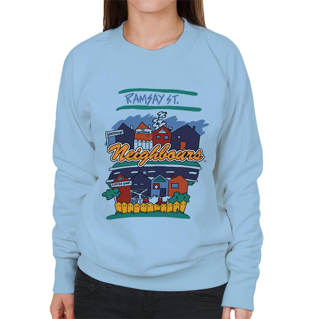 Neighbours Ramsay St Houses Women's Sweatshirt product image 6
