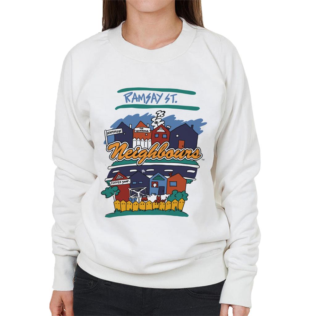 Neighbours Ramsay St Houses Women's Sweatshirt product image 4