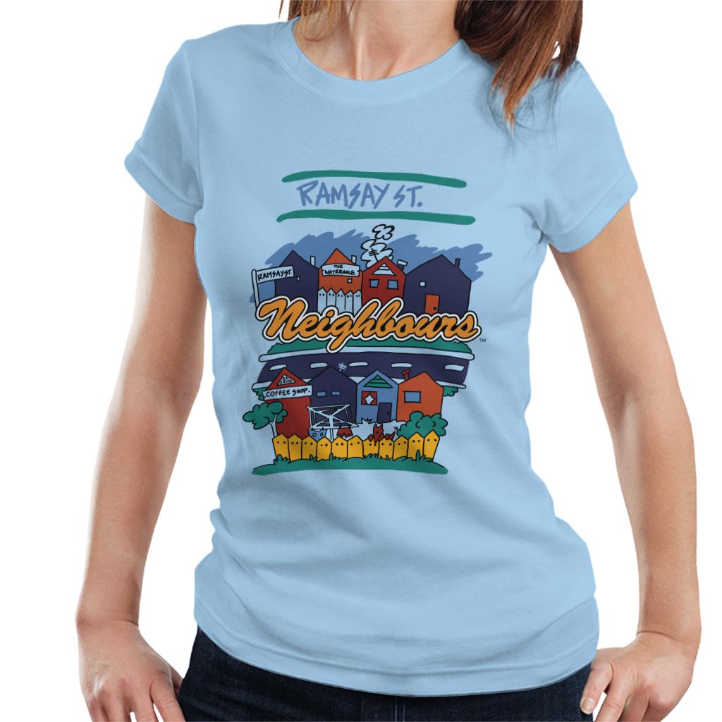 Neighbours Ramsay St Houses Women's T-Shirt product image 6