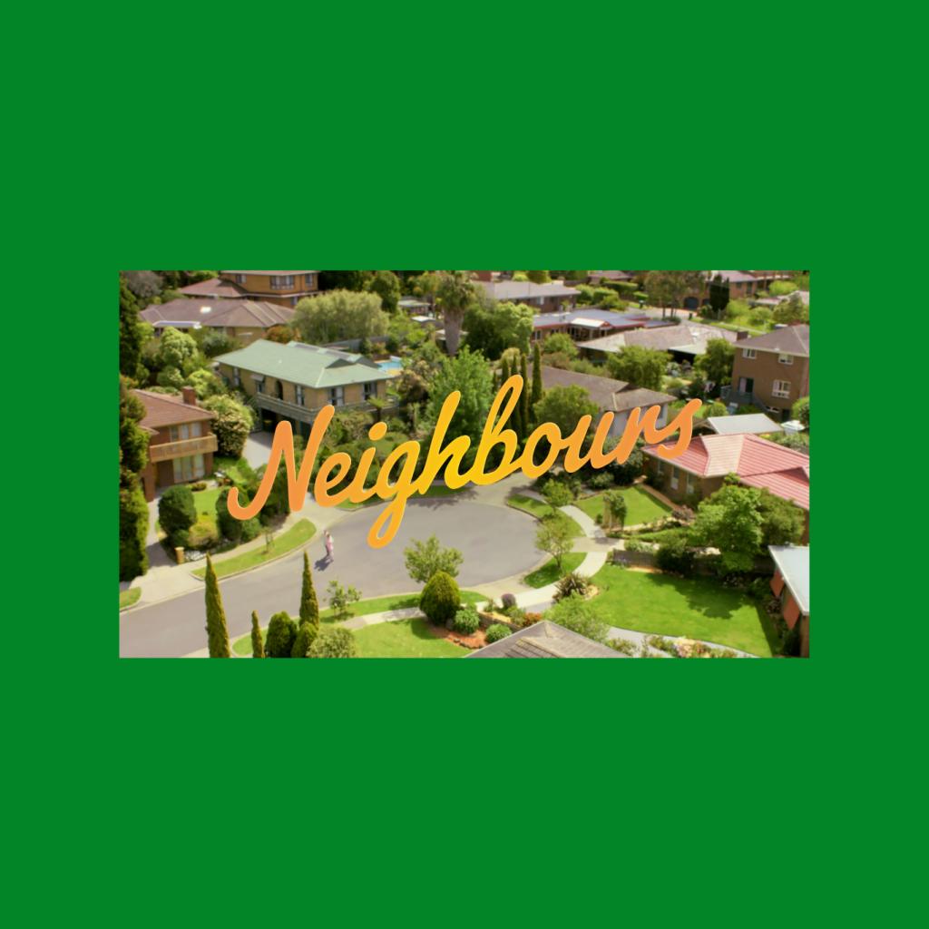Neighbours Ramsay St Aerial Opening Women's Hooded product image 7