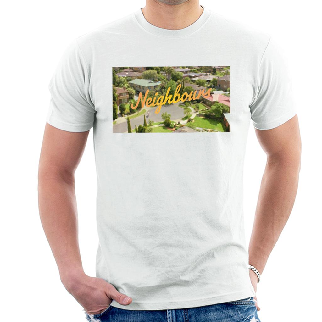 Neighbours Ramsay St Aerial Opening Men's T-Shirt product image 1