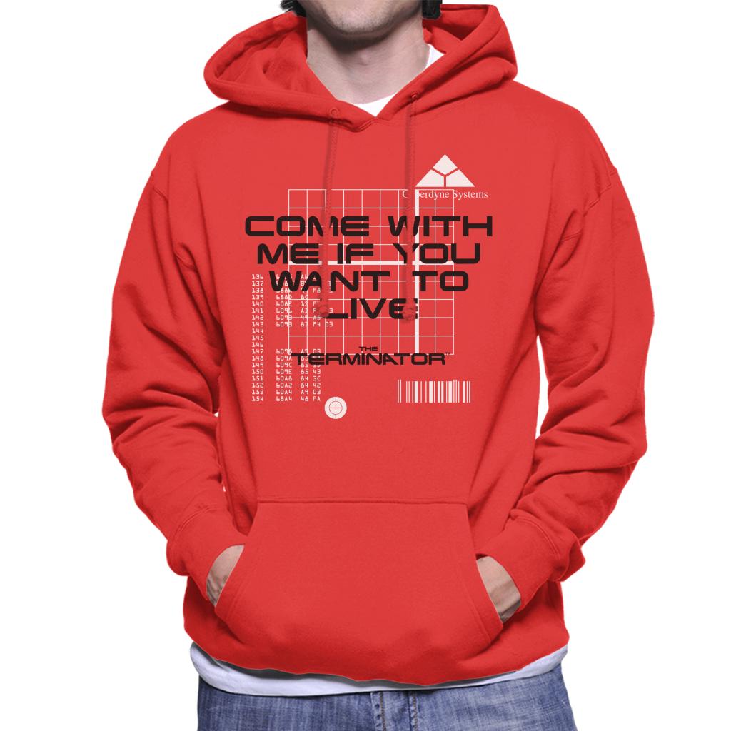 Terminator Come With Me If You Want To Live Men's Hooded product image 4