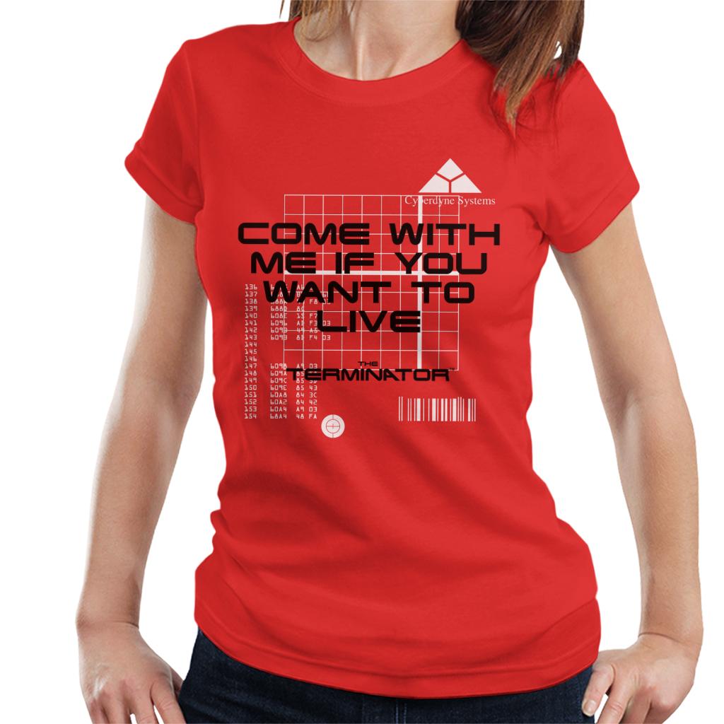 Terminator Come With Me If You Want To Live Women's T-Shirt product image 4