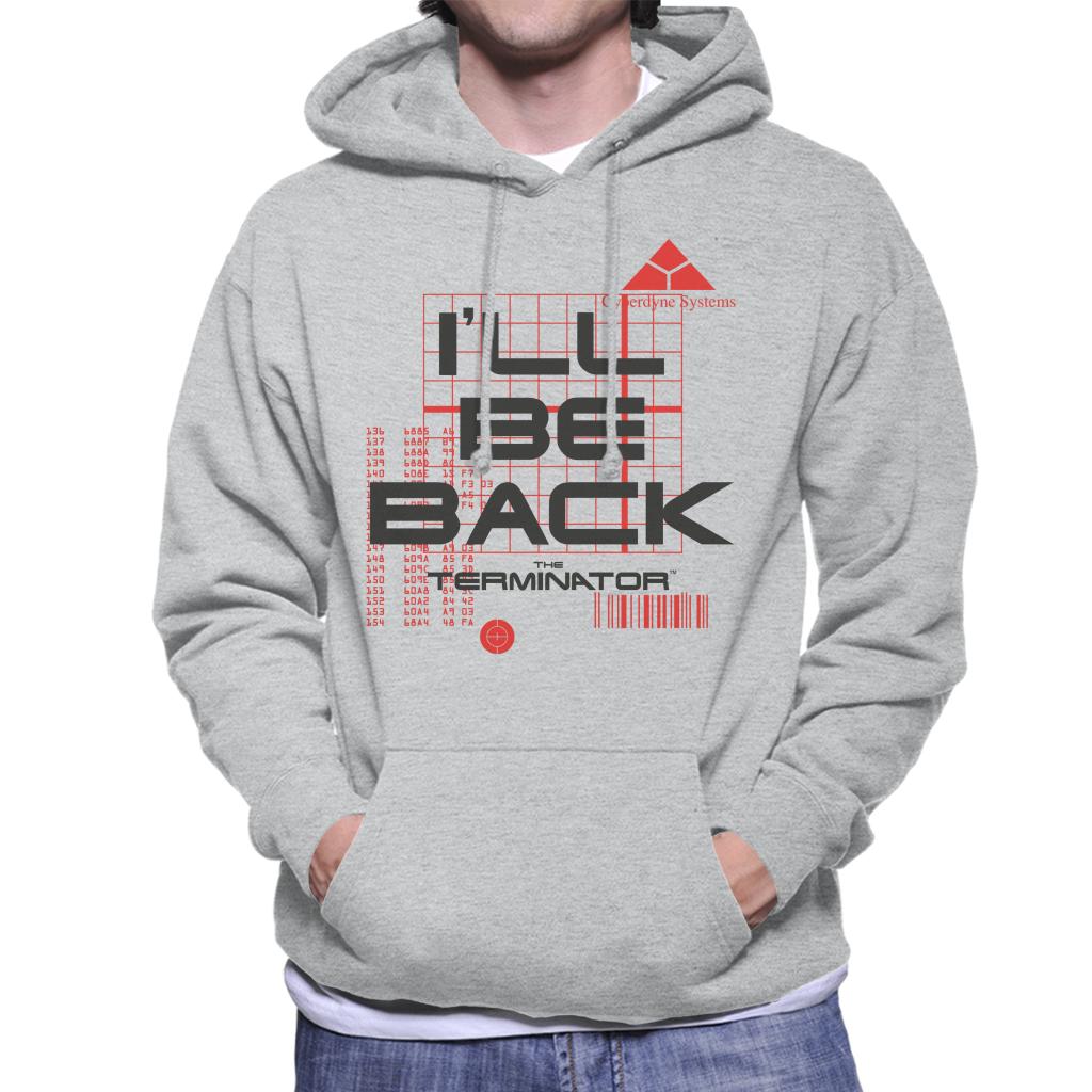 Terminator I'll Be Back Men's Hooded Sweatshirt product image 1