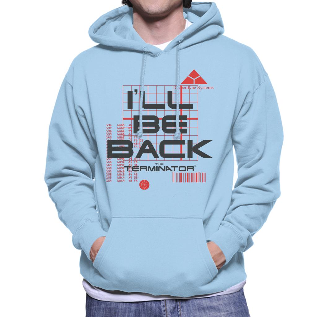 Terminator I'll Be Back Men's Hooded Sweatshirt product image 6