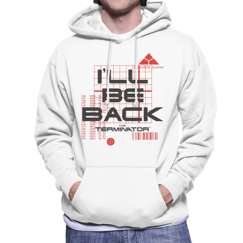 Terminator I'll Be Back Men's Hooded Sweatshirt product image 4