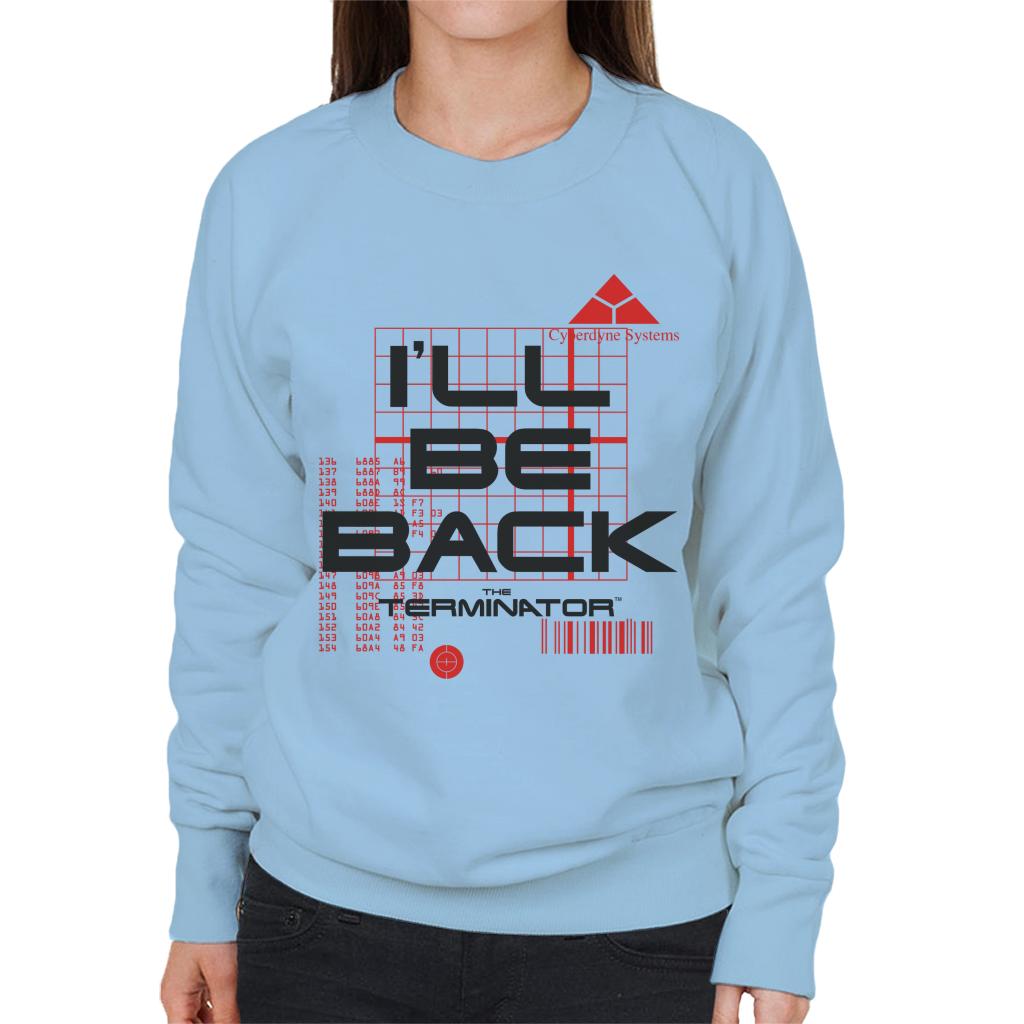 Terminator I'll Be Back Women's Sweatshirt product image 6