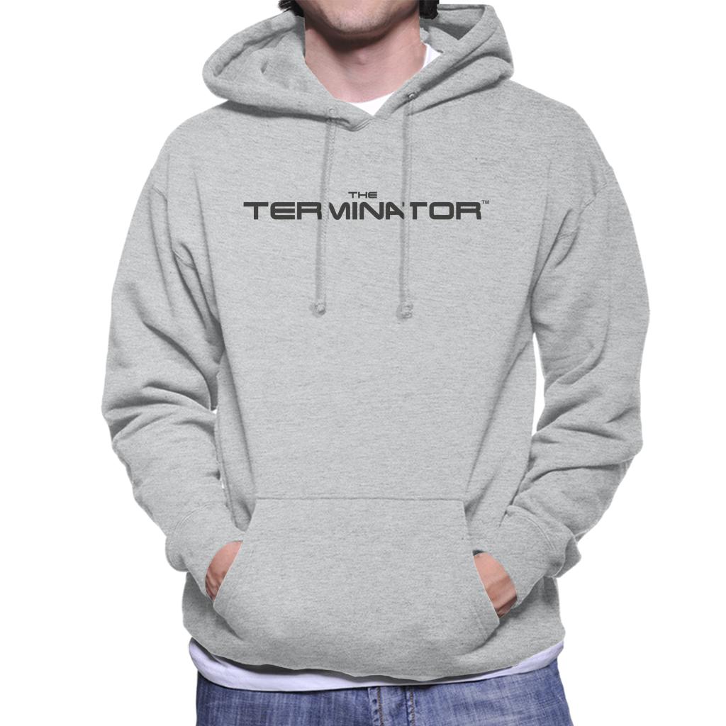 Terminator Black Cinematic Logo Men's Hooded Sweatshirt product image 1
