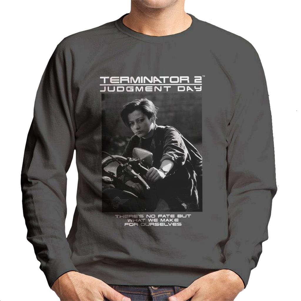 Terminator 2 Judgement Day There's No Fate Men's Sweatshirt product image 1