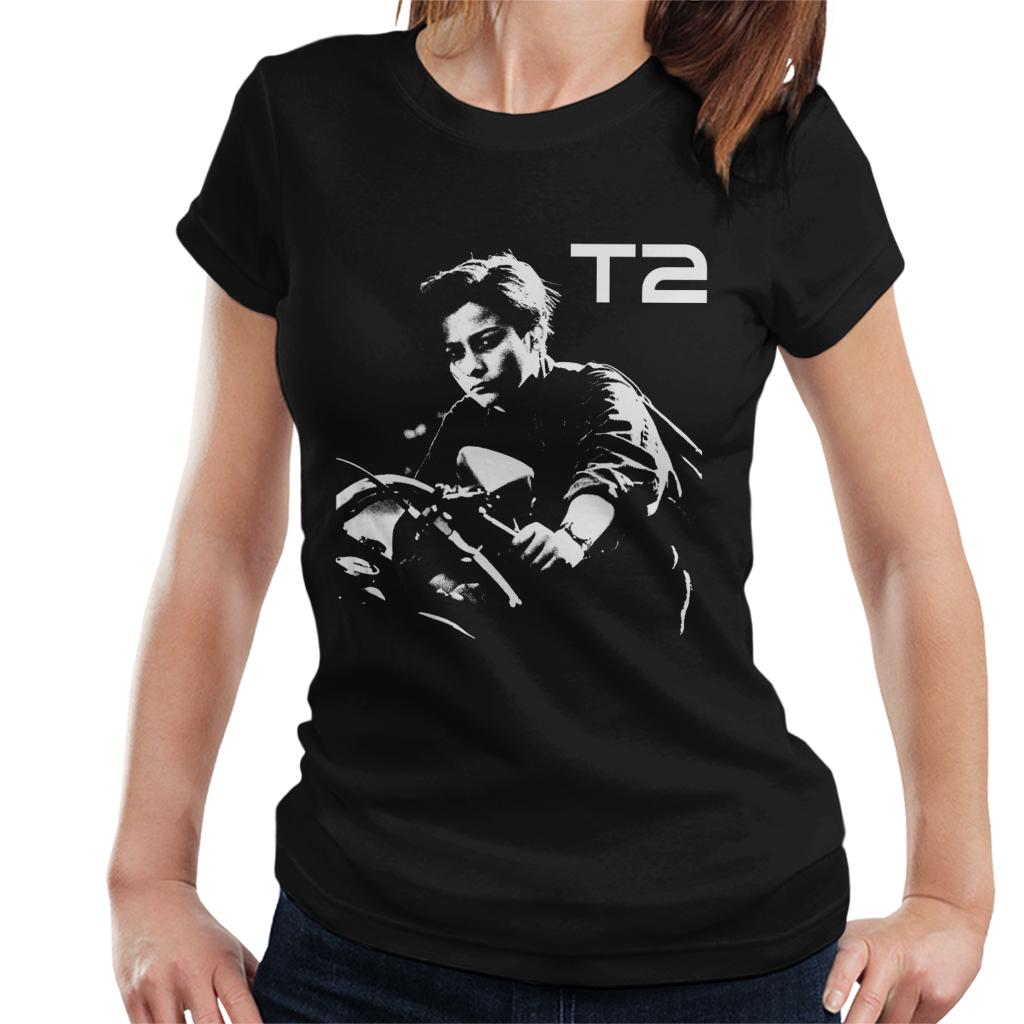 Terminator 2 Judgement Day John Connor Bike Women's T-Shirt product image 1
