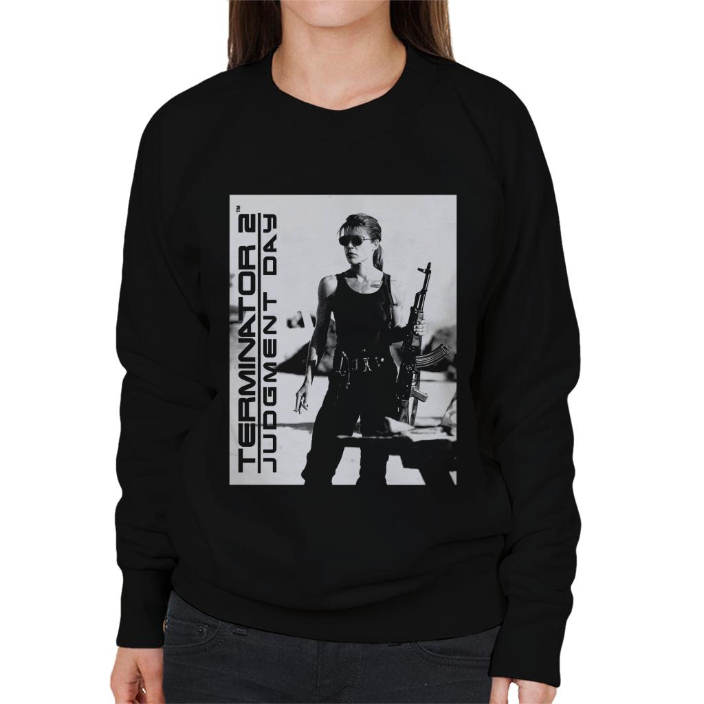 Terminator 2 Judgement Day Sarah Connor Women's Sweatshirt product image 1