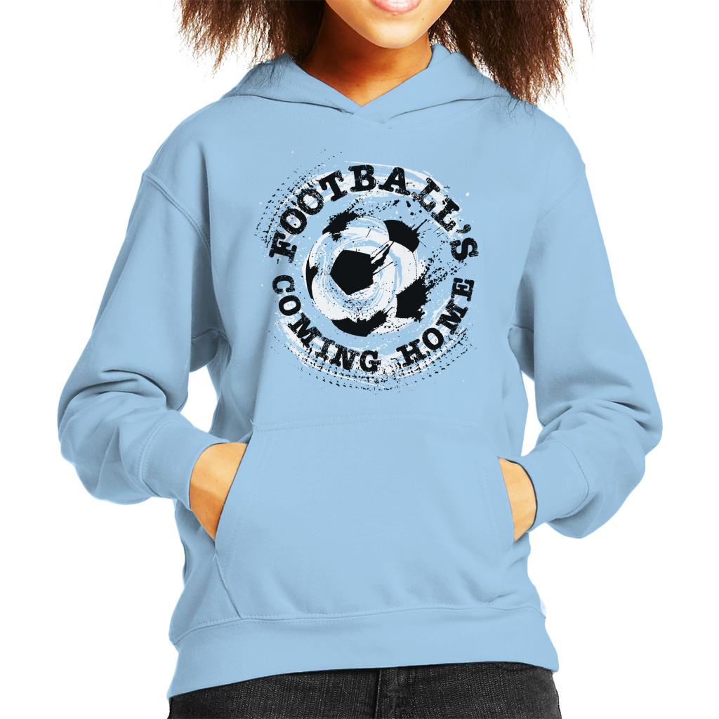 Football's Coming Home Paint Splatter Kid's Hooded product image 4