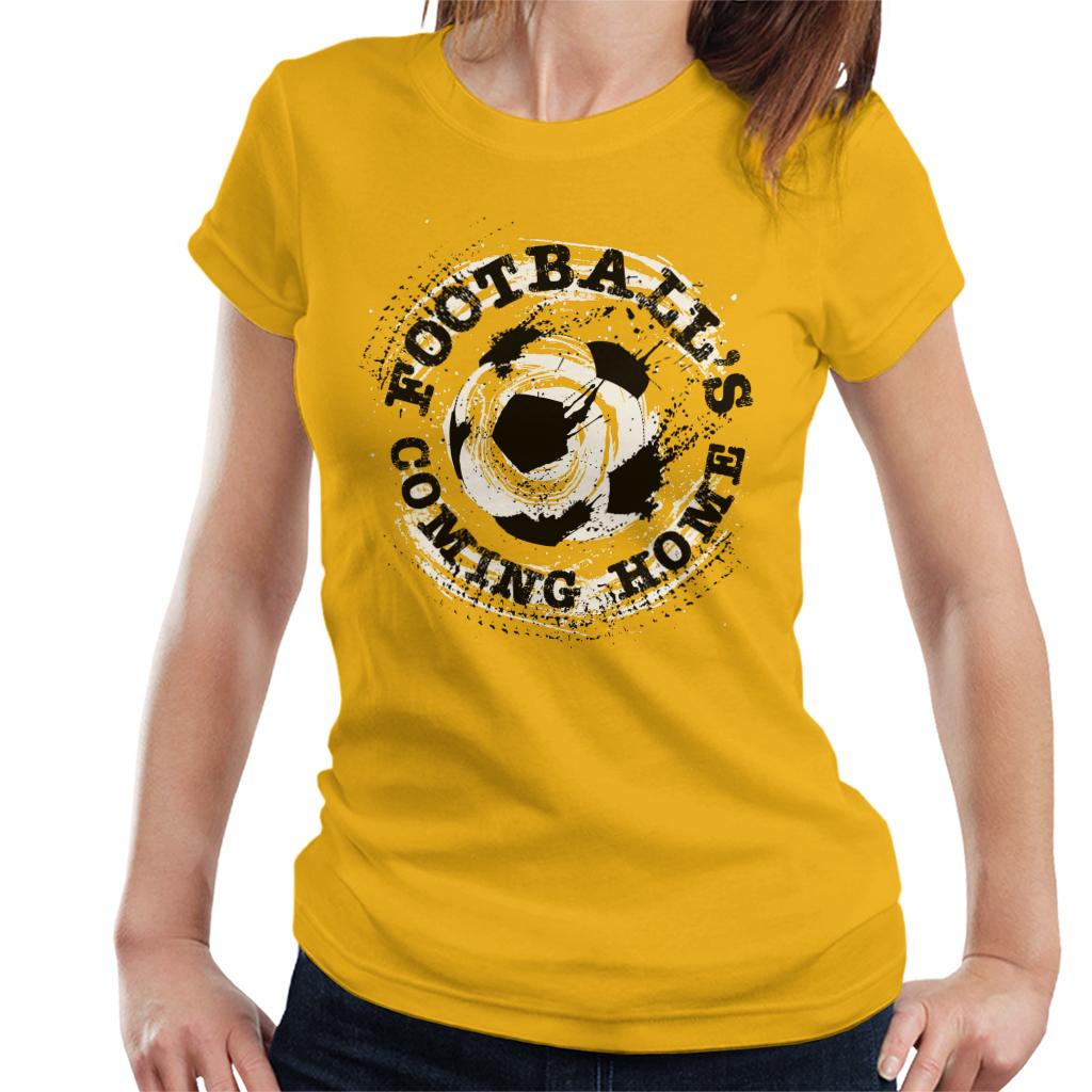 Football's Coming Home Paint Splatter Women's T-Shirt product image 6