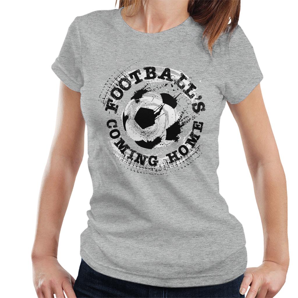 Football's Coming Home Paint Splatter Women's T-Shirt product image 1