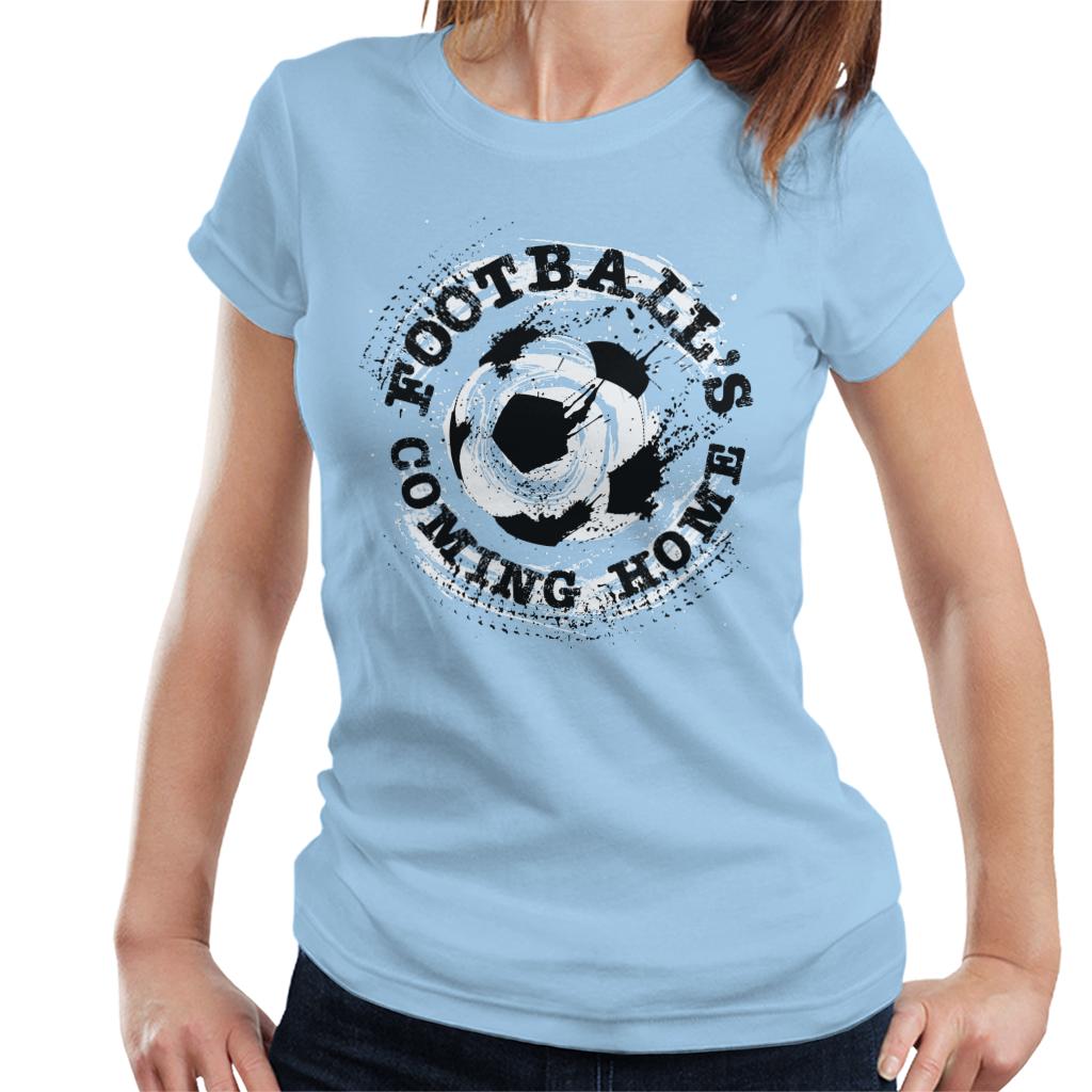 Football's Coming Home Paint Splatter Women's T-Shirt product image 4