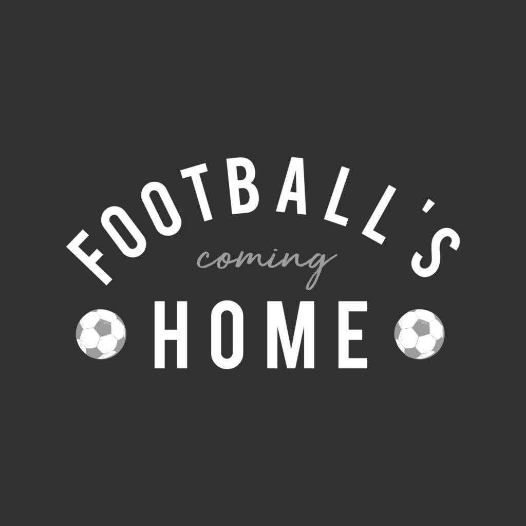 Football's Coming Home White And Grey Text Women's Hooded product image 5
