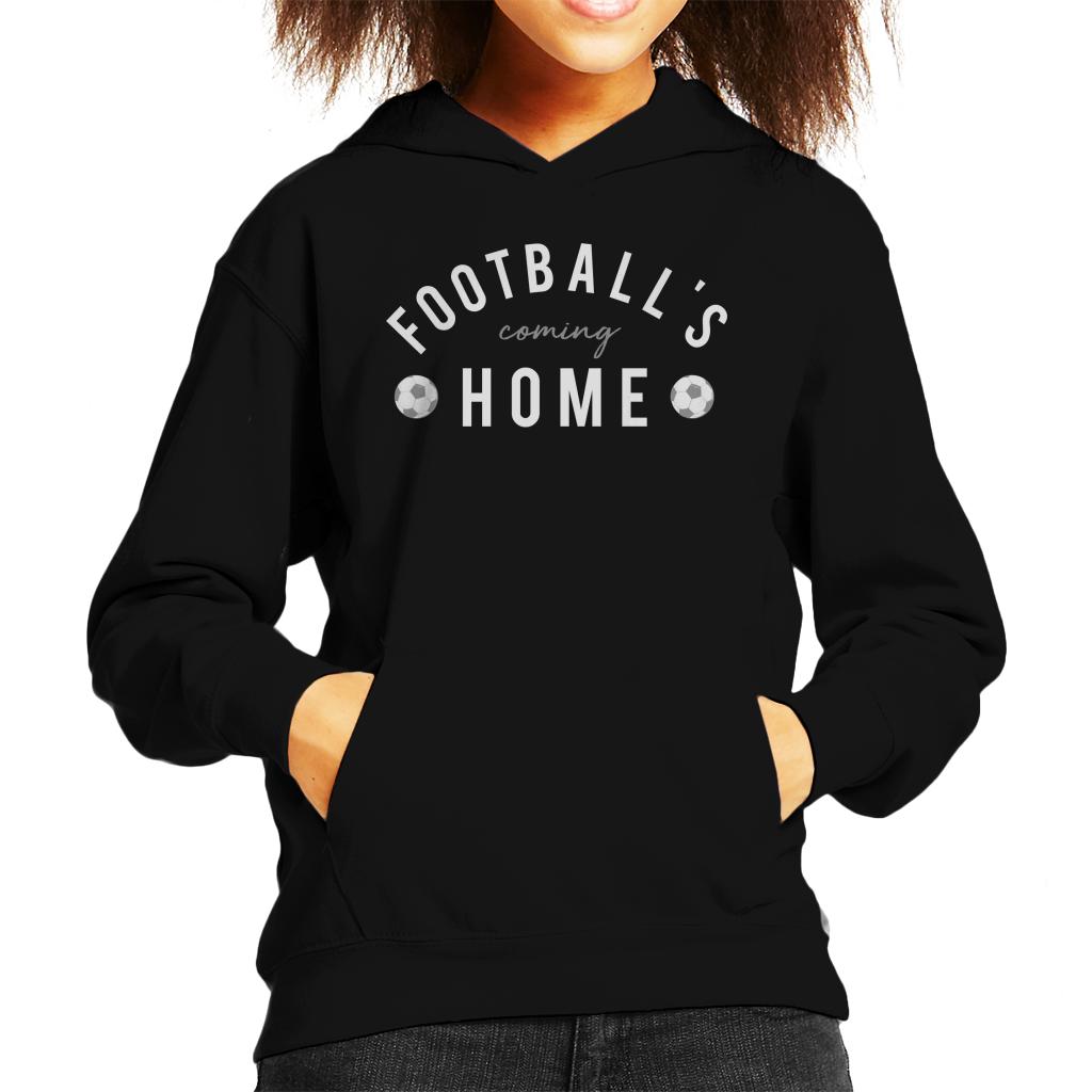 Football's Coming Home White And Grey Text Kid's Hooded product image 1