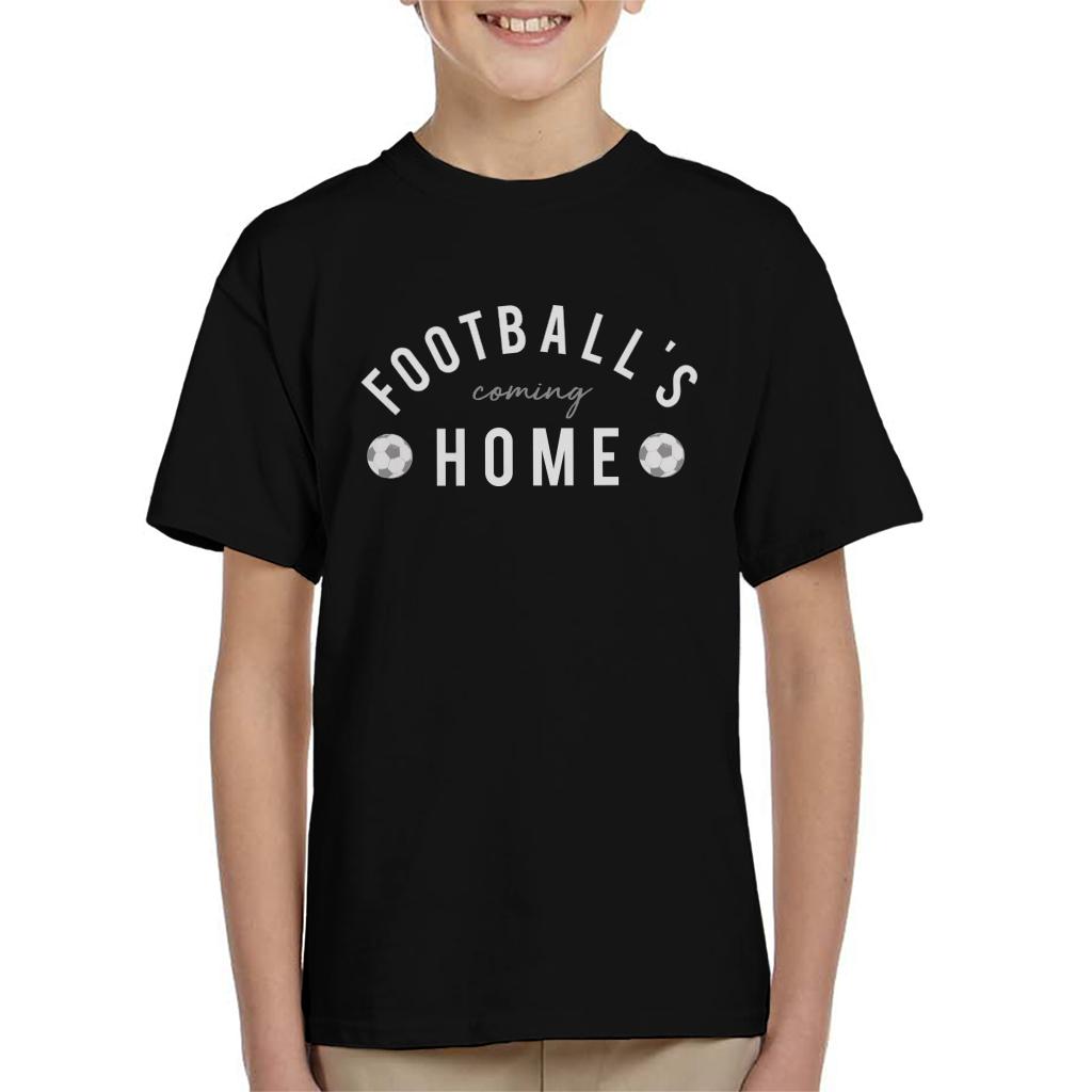 Football's Coming Home White And Grey Text Kid's T-Shirt product image 1