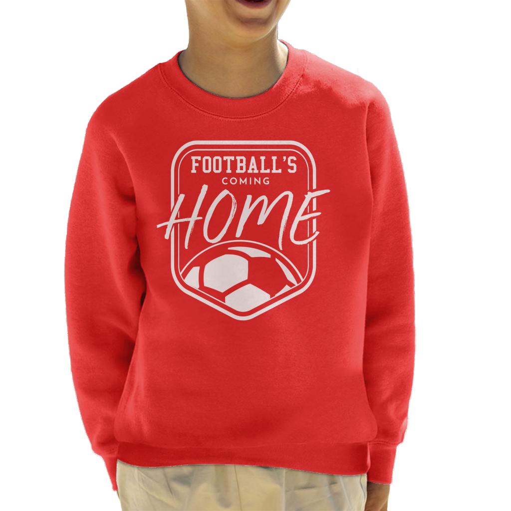 Football's Coming Home White Badge Kid's Sweatshirt product image 8
