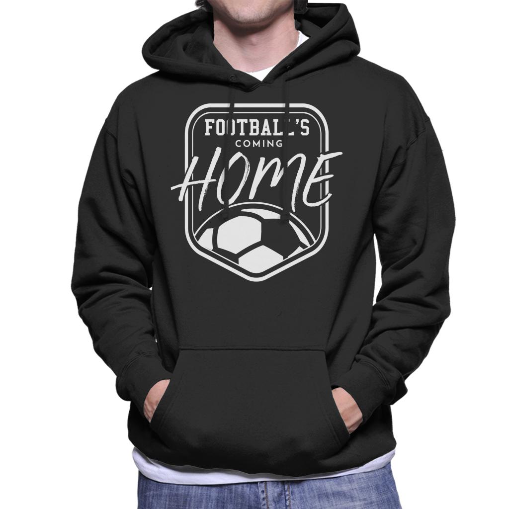 Football's Coming Home White Badge Men's Hooded Sweatshirt product image 1