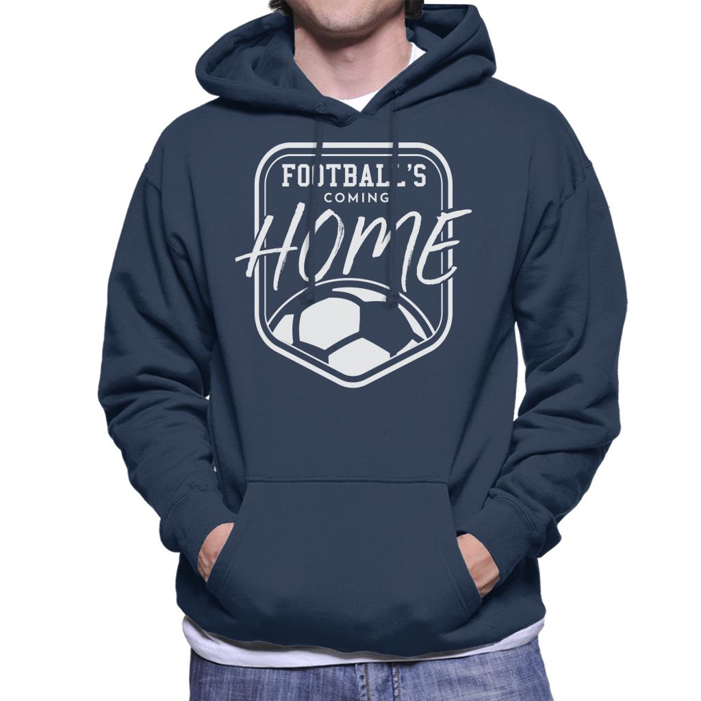 Football's Coming Home White Badge Men's Hooded Sweatshirt product image 4