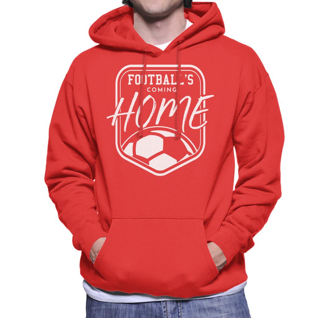 Football's Coming Home White Badge Men's Hooded Sweatshirt product image 8
