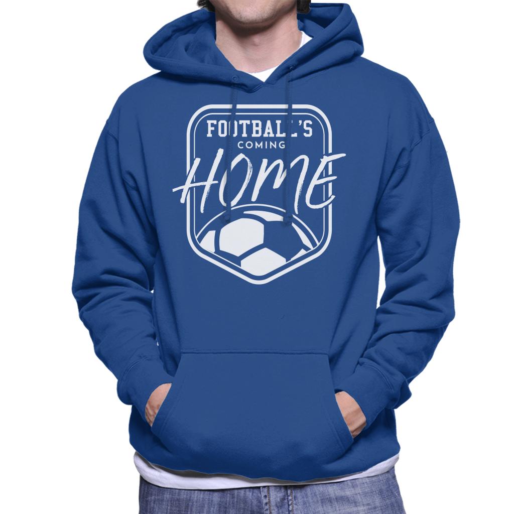 Football's Coming Home White Badge Men's Hooded Sweatshirt product image 6