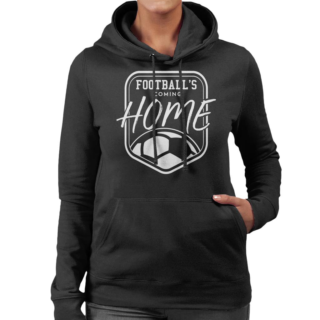 Football's Coming Home White Badge Women's Hooded Sweatshirt product image 1