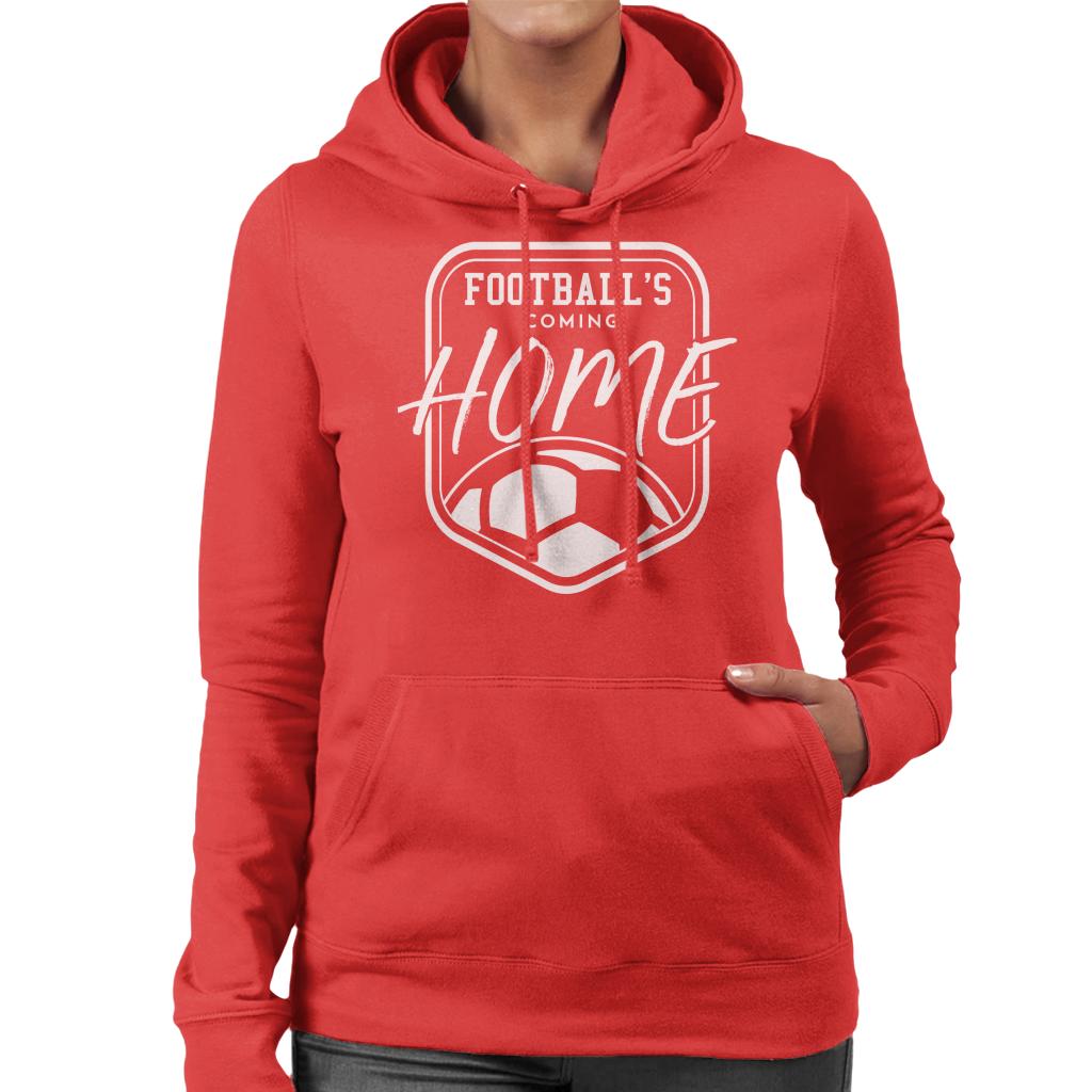 Football's Coming Home White Badge Women's Hooded Sweatshirt product image 8