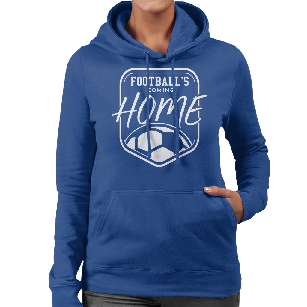 Football's Coming Home White Badge Women's Hooded Sweatshirt product image 6