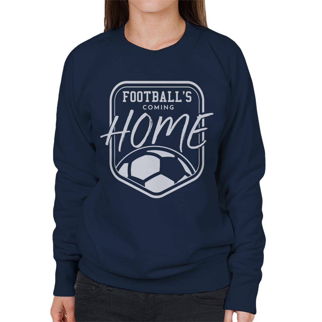 Football's Coming Home White Badge Women's Sweatshirt product image 4