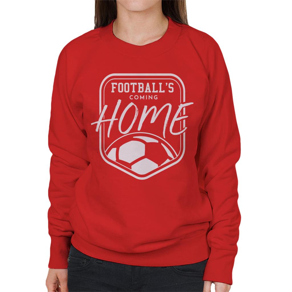 Football's Coming Home White Badge Women's Sweatshirt product image 8