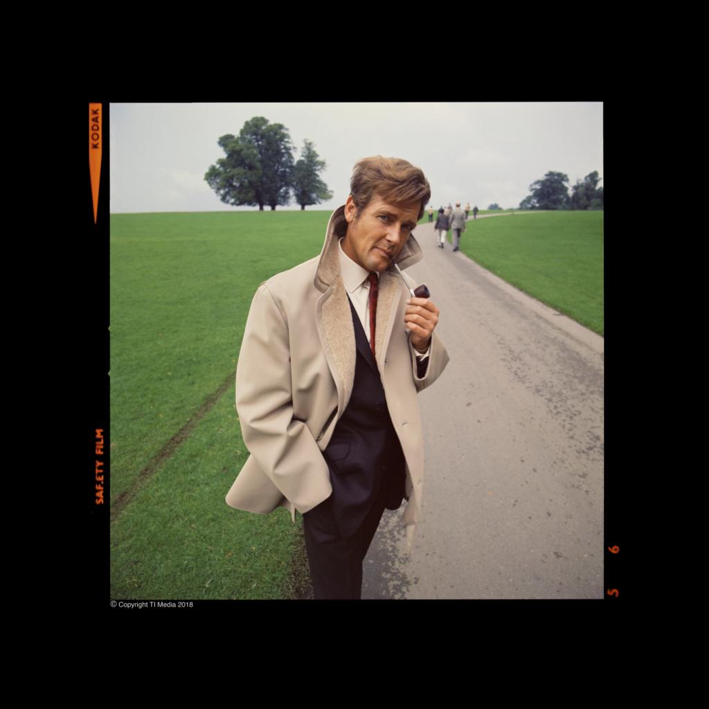 TV Times Roger Moore Park Stroll 1968 Women's Hooded product image 2