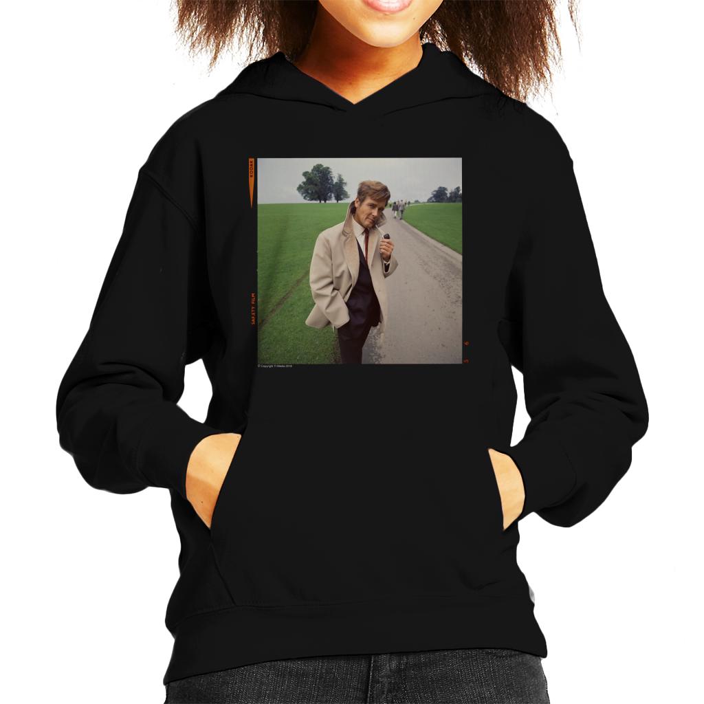 TV Times Roger Moore Park Stroll 1968 Kids Hooded Sweatshirt product image 1