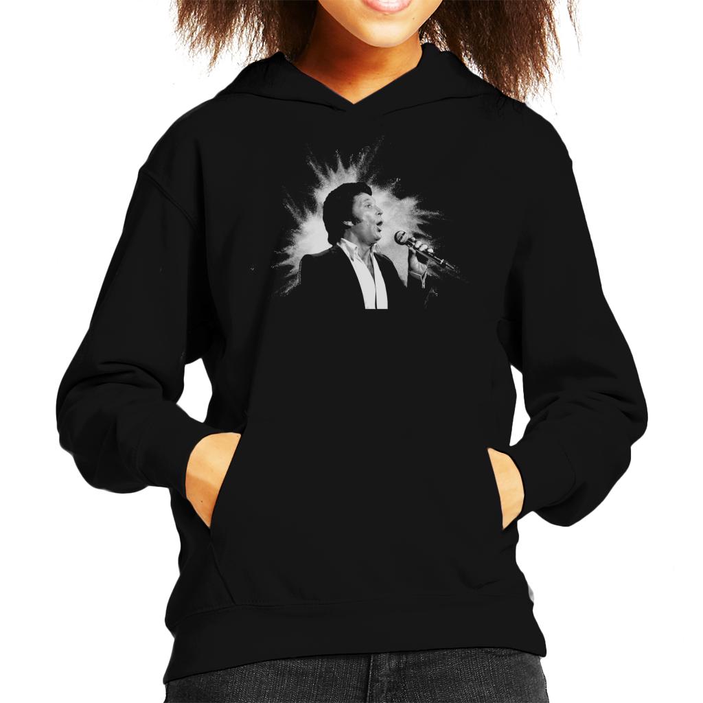 TV Times Singer Tom Jones Performing 1984 Kids Hooded product image 1